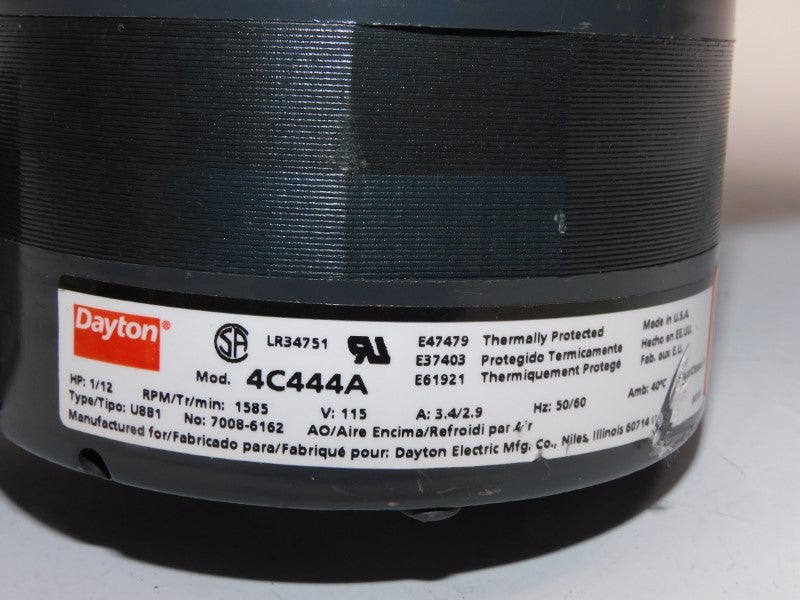 DAYTON 4C444A 115V 3.4/2.9A NSNP