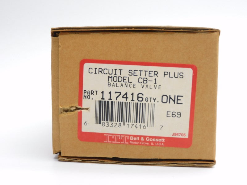 ITT BELL & GOSSETT 117416 CB-1 NSMP
