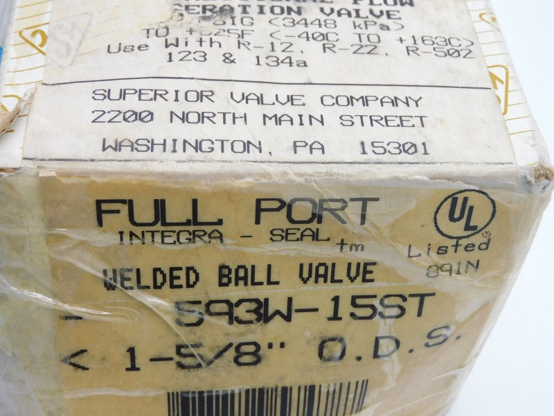 SUPERIOR 593W-15ST 500PSI 1-5/8" NSMP