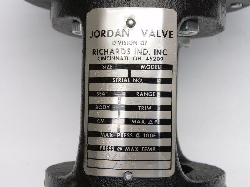 JORDAN VALVE 70 3-15PSI 3/4" NSNP