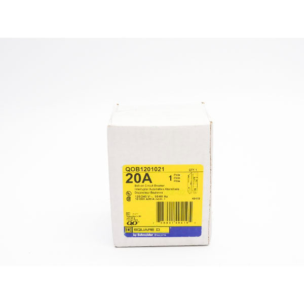 SQUARE D QOB1201021 120/240V 20A NSFS