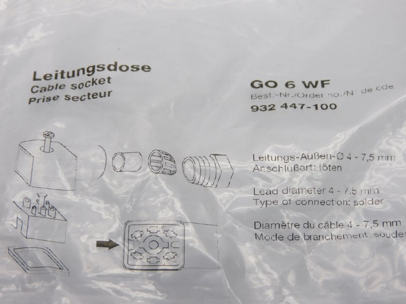 HIRSCHMANN GO6WF 932447-100 NSMP