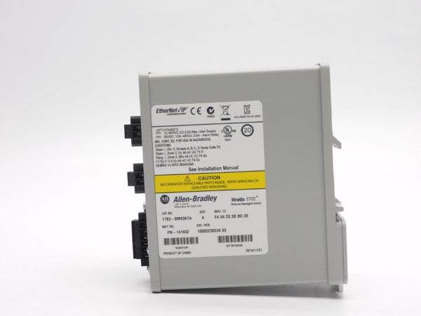 ALLEN BRADLEY 1783-BMS06TA SER. A 48VDC 0.5-2.0A NSNP