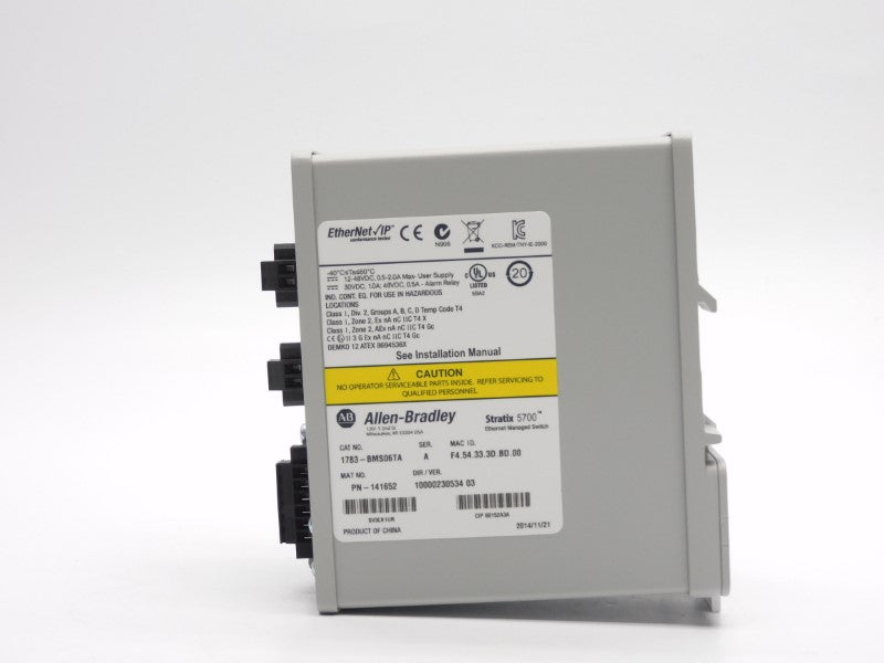 ALLEN BRADLEY 1783-BMS06TA SER. A 48VDC 0.5-2.0A NSNP