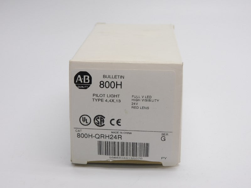 ALLEN BRADLEY 800H-QRH24R SER. G 24V (WH) NSMP