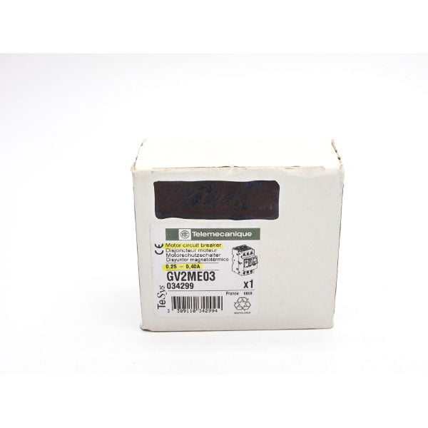 TELEMECANIQUE GV2ME03 0.25-0.40A NSFS