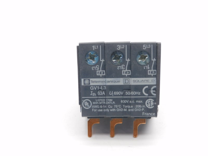 TELEMECANIQUE GV1L3 690V 63A NSMP