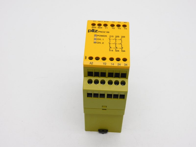 PILZ PNOZ-X6-24VAC-24VDC-3N/O 774729 240V 8.0A NSMP