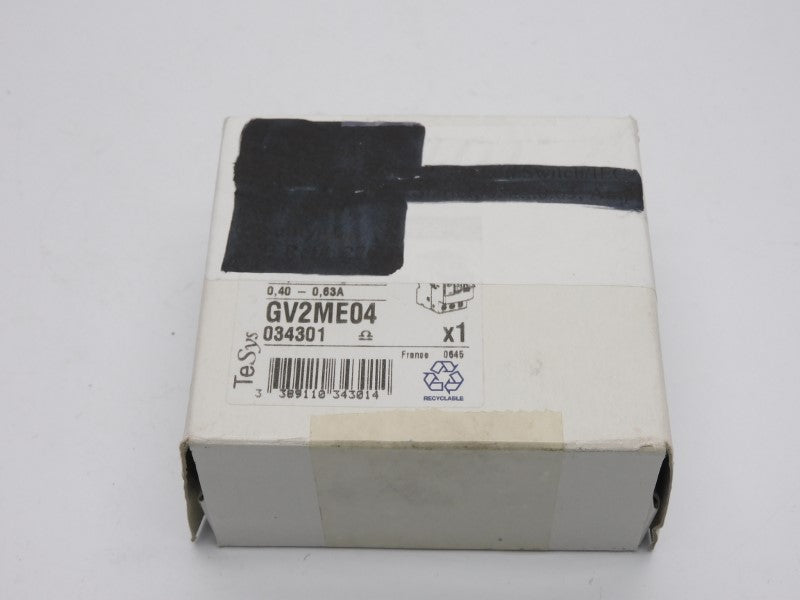 TELEMECANIQUE GV2ME04 0.40-0.63A NSFS