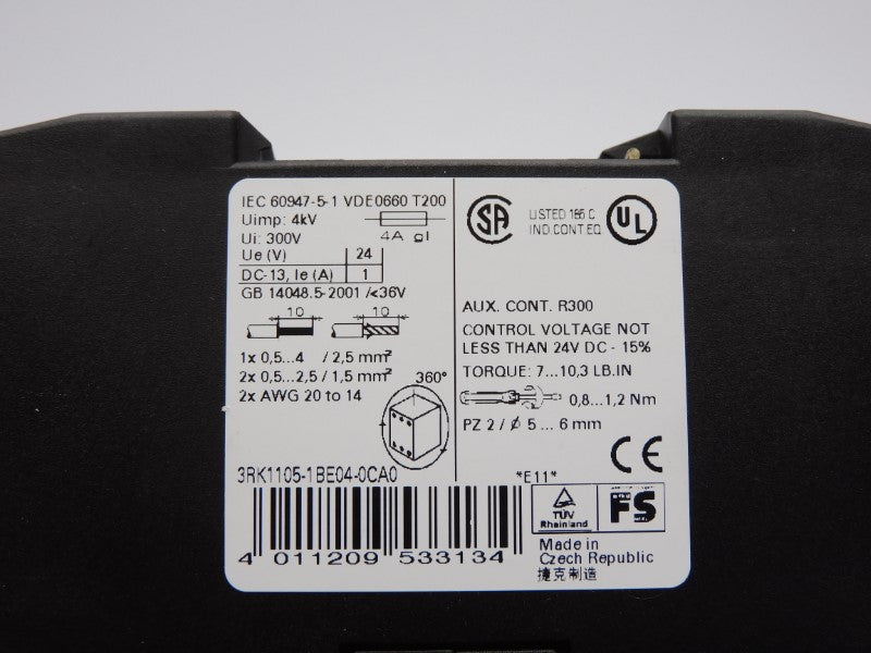 SIEMENS 3RK1105-1BE04-0CA0 300V NSMP