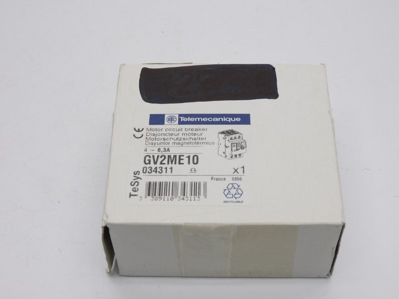 TELEMECANIQUE GV2ME10 4-6.3A NSFS