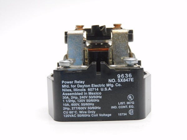 DAYTON 5X847E 120VAC 30A UNMP