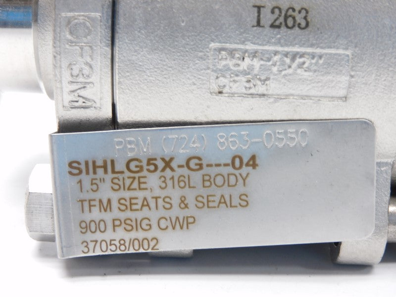 PBM SIHLG5X-G---04 900PSI 1.5" NSNP