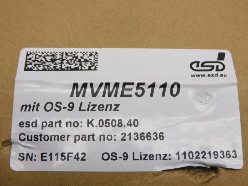ESD MVME5110 2136636 NSMP