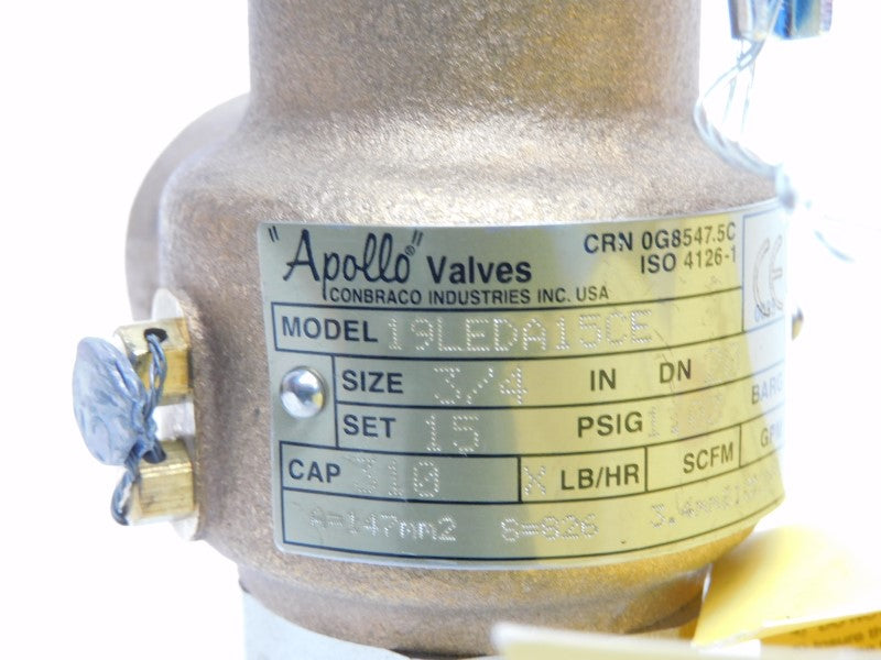 APOLLO 19-LEDA-15CE 15PSI 3/4" NSMP