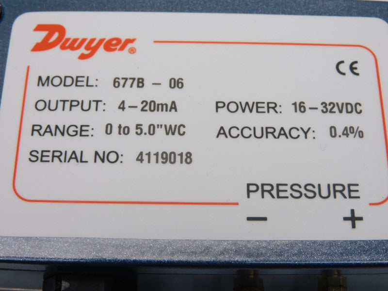 DWYER 677B-06 16-32VDC NSMP