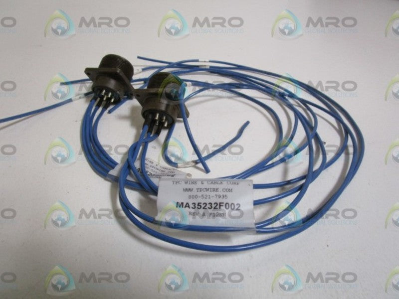 LOT OF 2 TPC WIRE & CABLE MA35232F002 UNMP