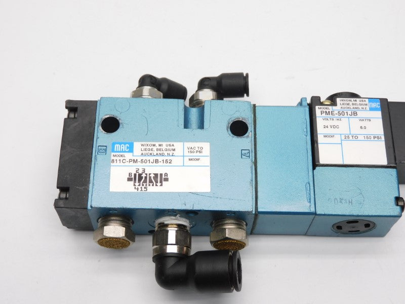 MAC 811C-PM-501JB-152 24VDC 150PSI UNMP