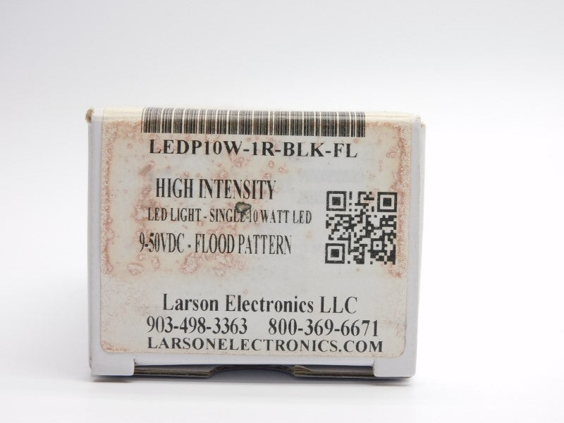 LARSON ELECTRONICS LEDP10W-1R-BLK-FL 9-50VDC NSMP