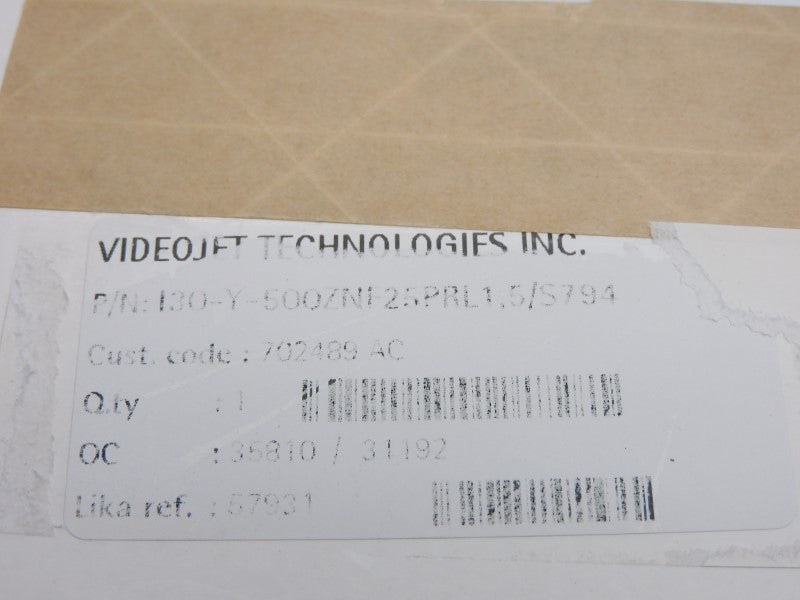 VIDEOJET I30-Y-500ZNF25PRL1.5/S794 NSMP