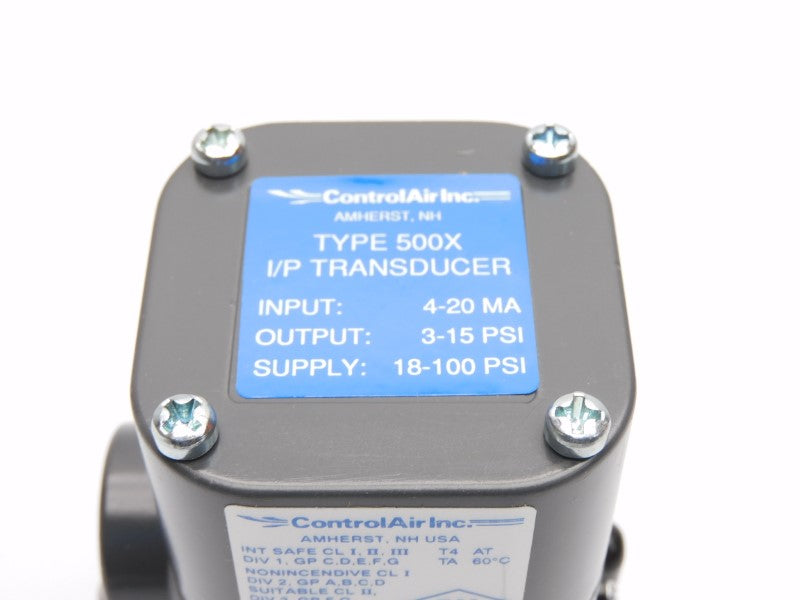 CONTROLAIR 500X-AC 18-100PSI NSNP
