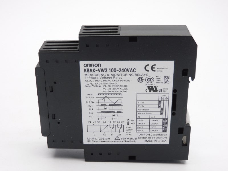 OMRON K8AK-VW3 100-240VAC 5A (AS PICTURED) NSNP