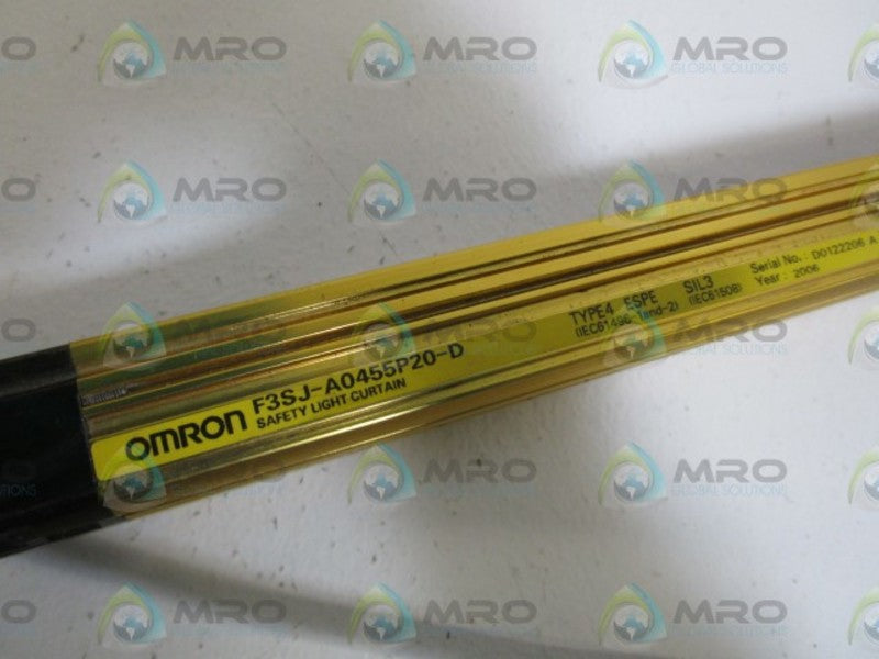 OMRON F3SJ-A0455P20-D UNMP