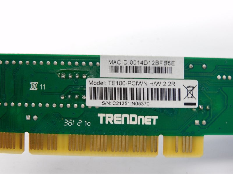 TRENDNET TE100-PCIWN UNMP