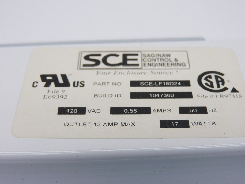 SCE SCE-LF16D24 120VAC 12A NSMP
