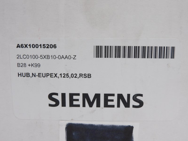 SIEMENS 2LC0100-5XB10-0AA0-Z B28+K99 1" NSMP