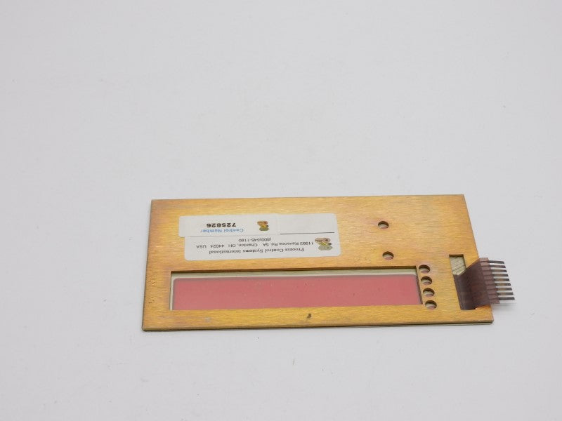 PROCESS CONTROL SYSTEMS INTERNATIONAL 725826 NSNP