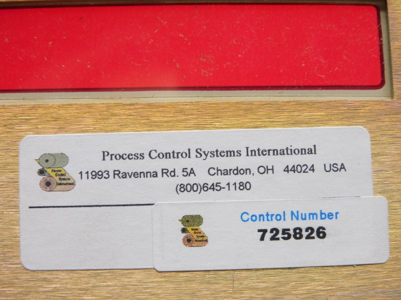PROCESS CONTROL SYSTEMS INTERNATIONAL 725826 NSNP