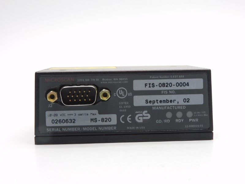MICROSCAN FIS-0820-0004 MS-820 10-28VDC NSNP