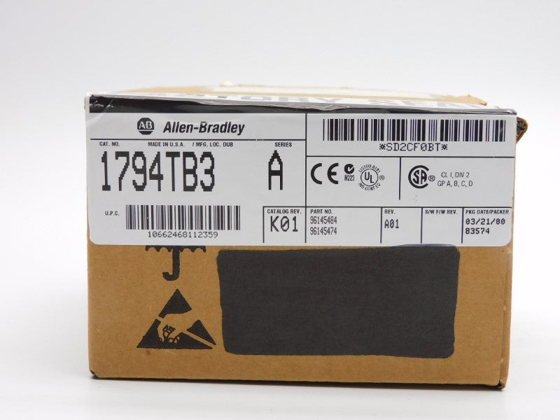 ALLEN BRADLEY 1794-TB3 SER. A DATE: 2000 NSFS