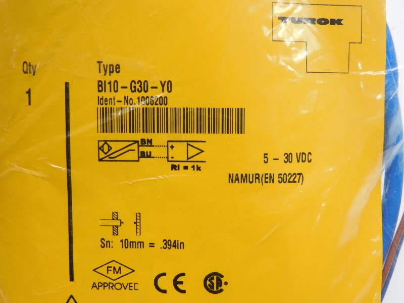 TURCK BI10-G30-Y0 1006200 5-30VDC NSMP