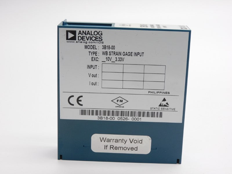 ANALOG DEVICES 3B18-00 10-3.33V UNMP