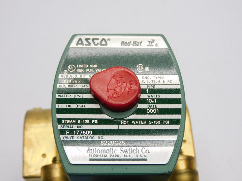 ASCO 8220G25 110/120V 5-150PSI 1" NSNP