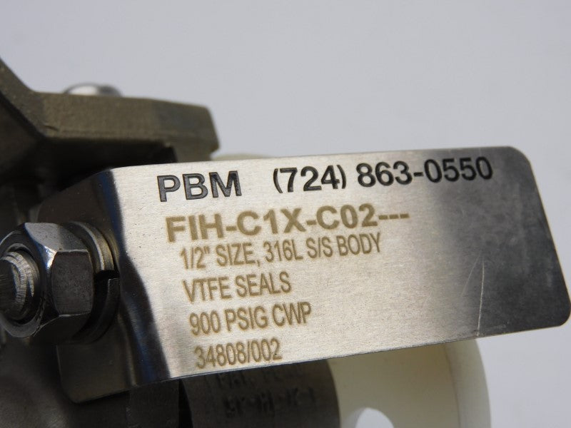 PBM FIH-C1X-C02 900PSI 1/2" NSNP