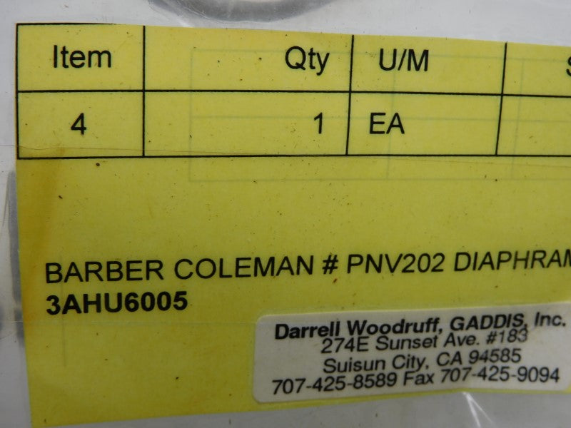 BARBER COLEMAN PNV202 NSNP