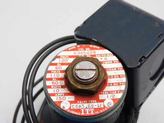 ITT K3A542S CGA3.G9-LP 110/120V 150A 1/2" UNMP