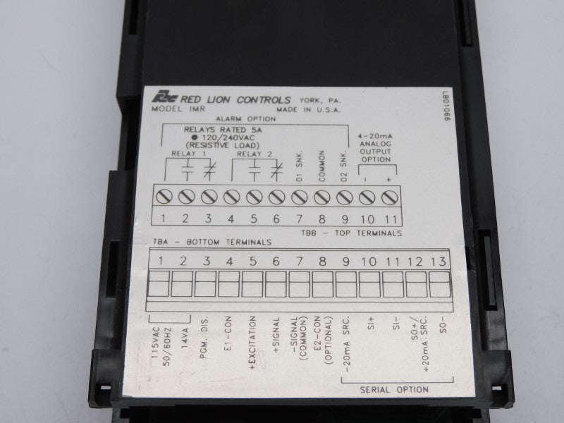 RED LION CONTROLS IMR00100 120/240VAC 5A NSNP