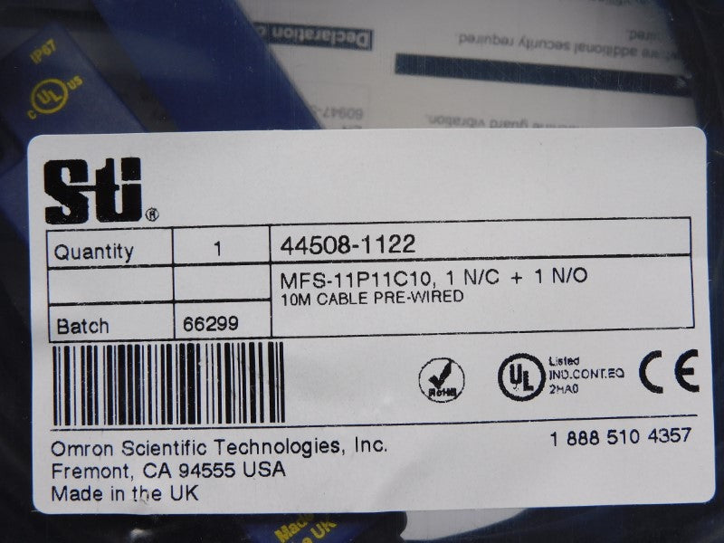 STI 44508-1122 MFS-11P11C10 10M NSMP