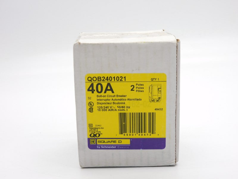 SQUARE D QOB2401021 120/240V 40A NSFS