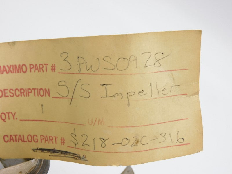 IMPELLER S218-02C-316 UNMP
