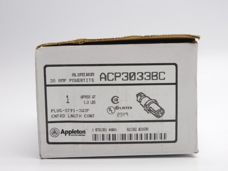 APPLETON ACP3033BC 600VAC 30A NSMP