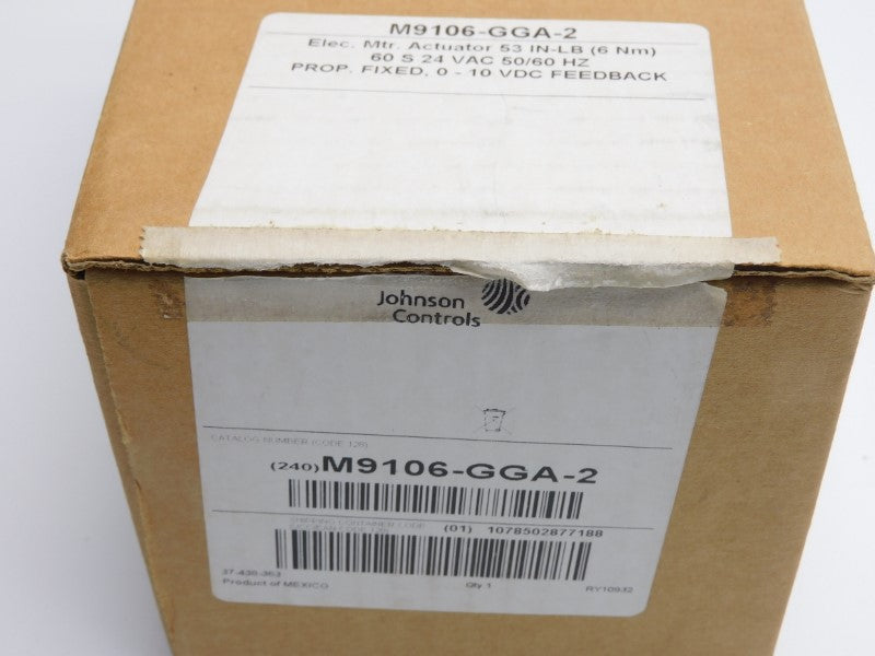 JOHNSON CONTROLS M9106-GGA-2 24VAC 60S NSMP