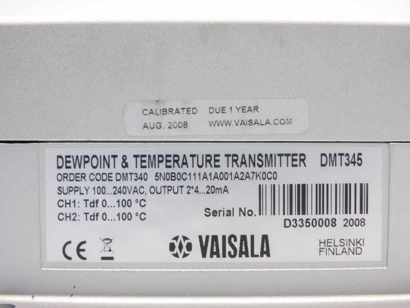 VAISALA DMT3405N0B0C111A1A001A2A7K0C0 100-240VAC NSMP