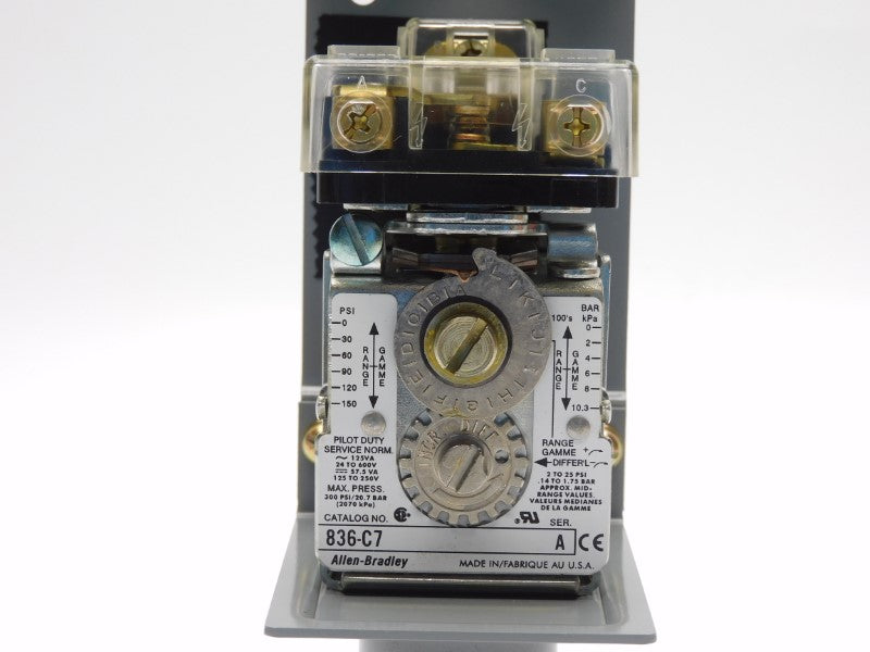 ALLEN BRADLEY 836-C7A SER. A 24-600V 4-150PSI NSNP