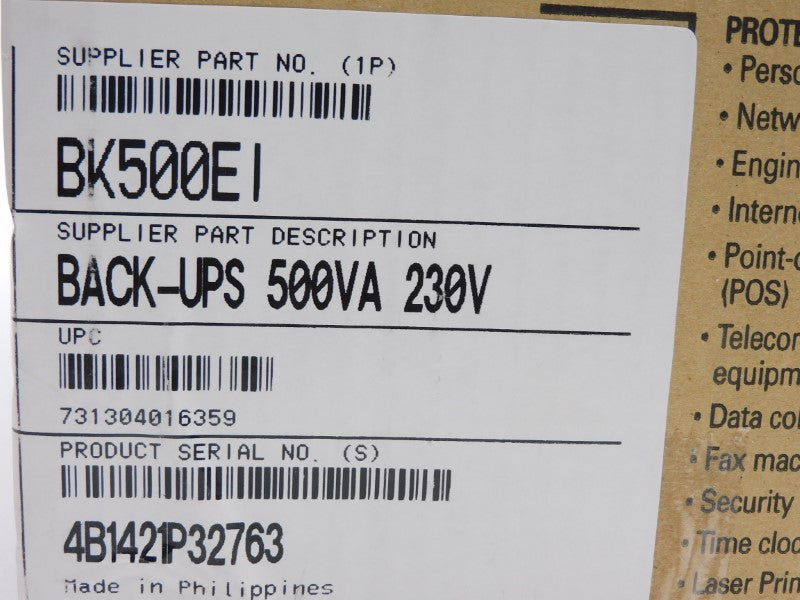 APC BK500EI 230V NSMP