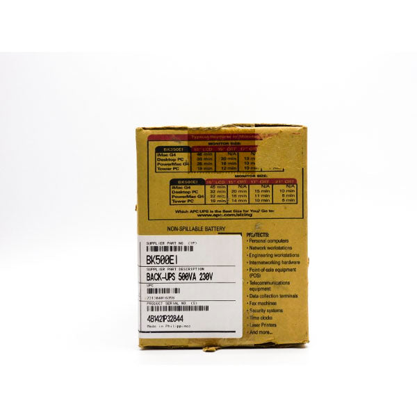 APC BK500EI 230V NSFS